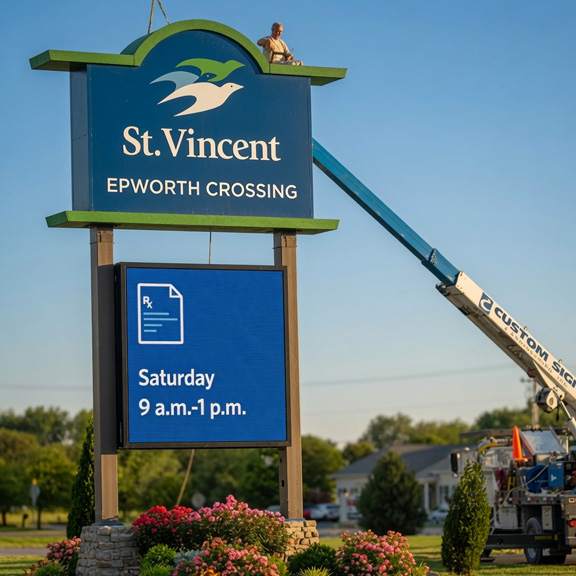 sign installation